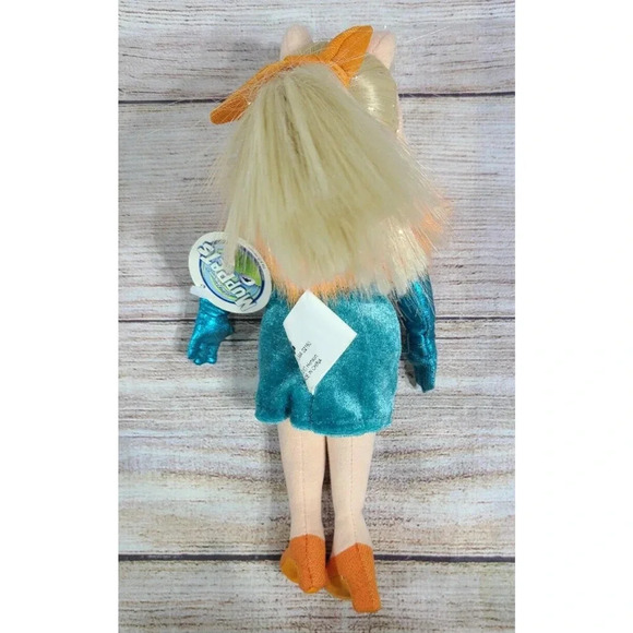 Jim Henson Muppets Plush Miss Piggy Stuffed Animal Doll Nanco Orange Blue 10" - Picture 2 of 4